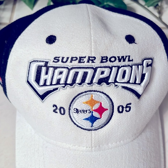 🖤💛 Vintage 2005 Steelers SuperBowl Champions Cap 🖤💛 - Picture 3 of 4